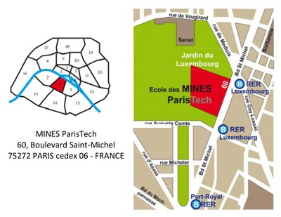 Plan Mines Paris